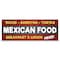 Signmission Tacos Burritos Tortas Mexican Food Breakfast & Lunch Banner Concession Stand Food Truck Single Sided B-96-30164 - alternate 1